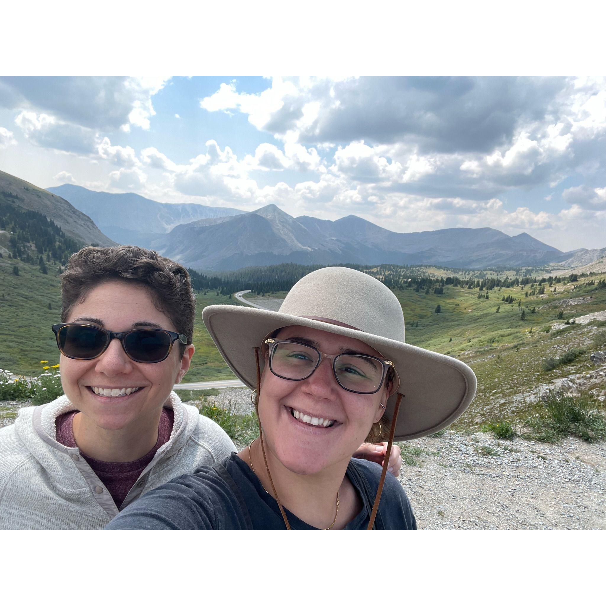 I'll never forget driving thru the continental divide eating a bag of Doritos with Kait