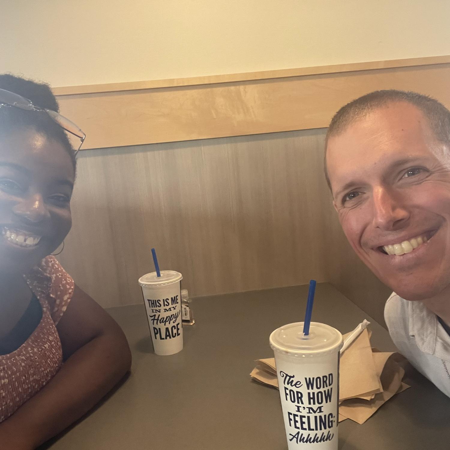 Date in Michigan at Culver’s
