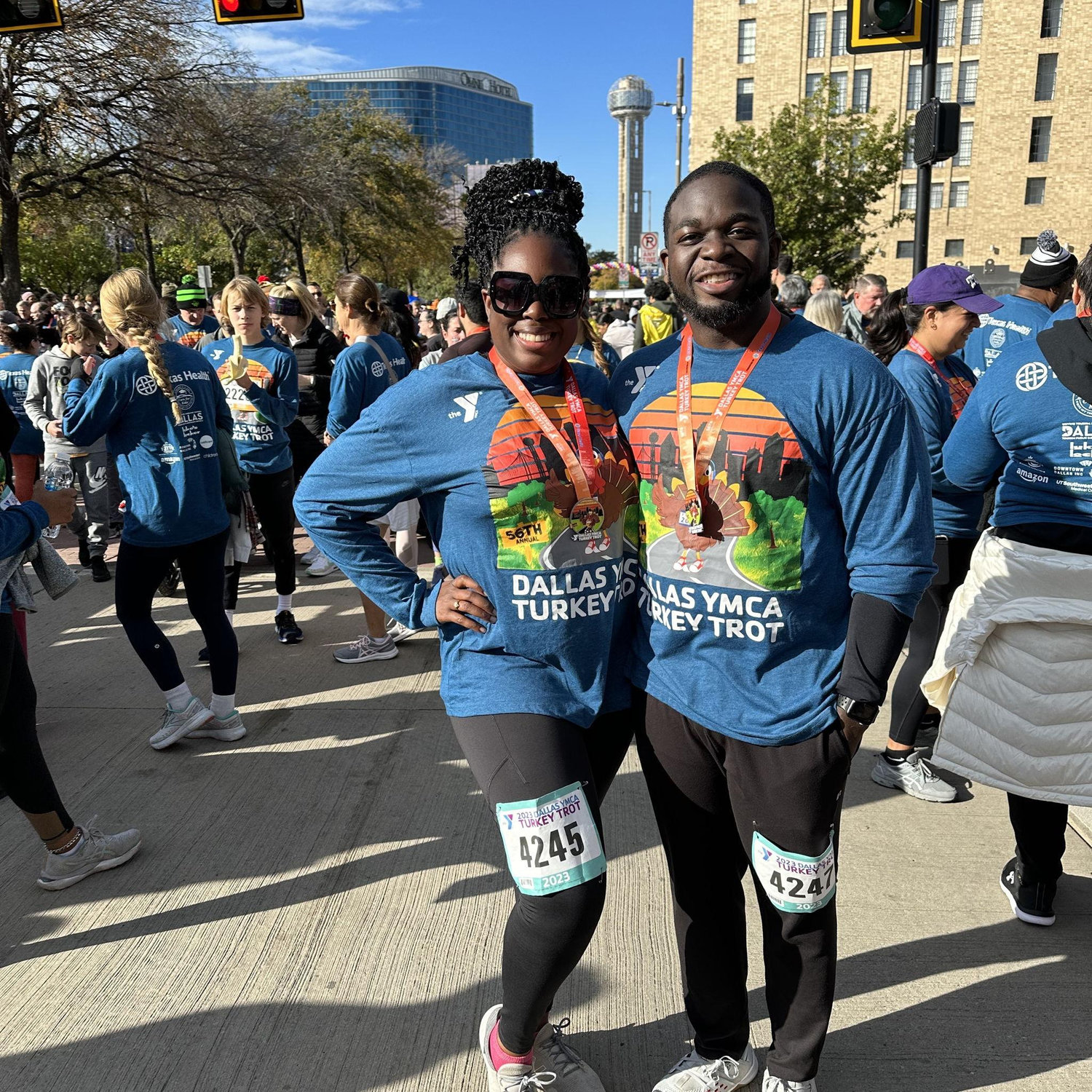 Finished our 1st 5K together