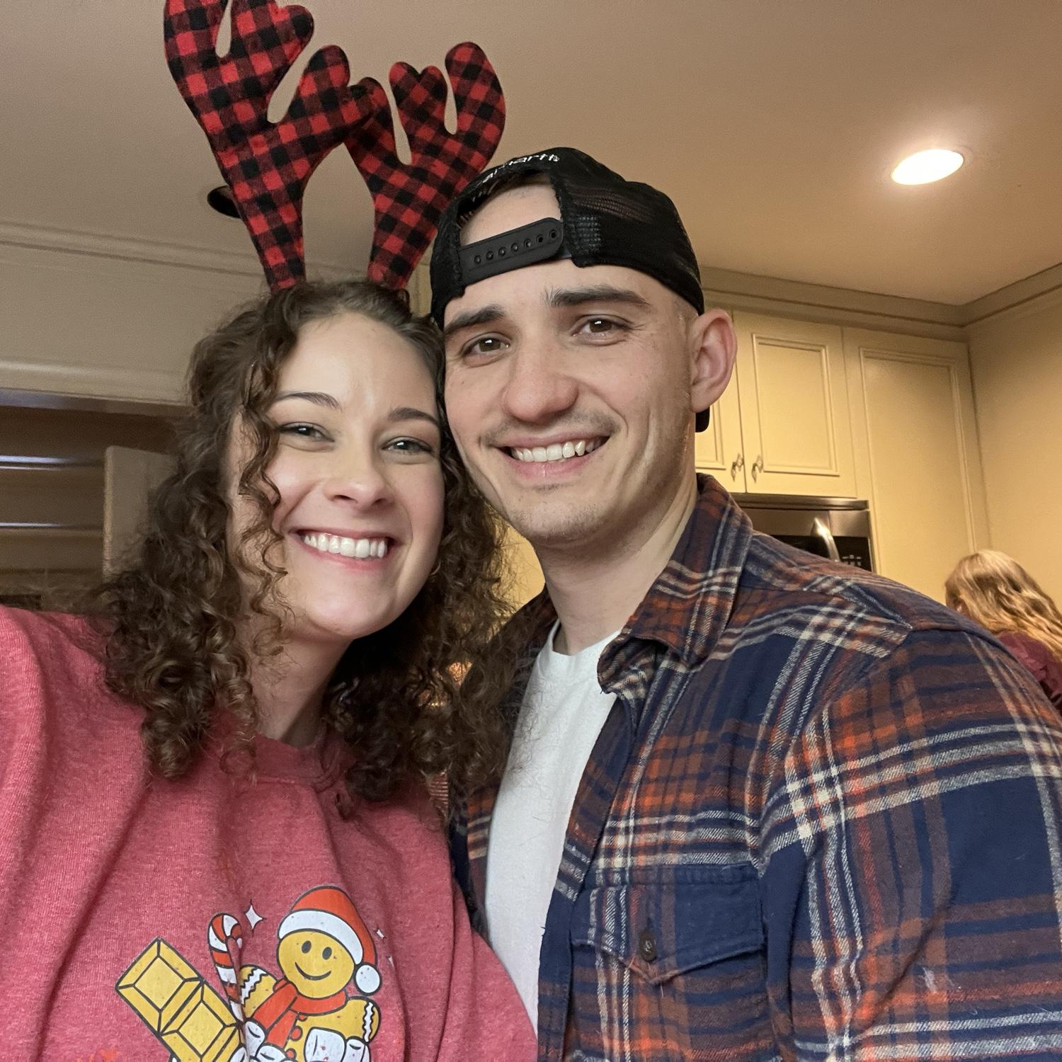 Our second Christmas together.