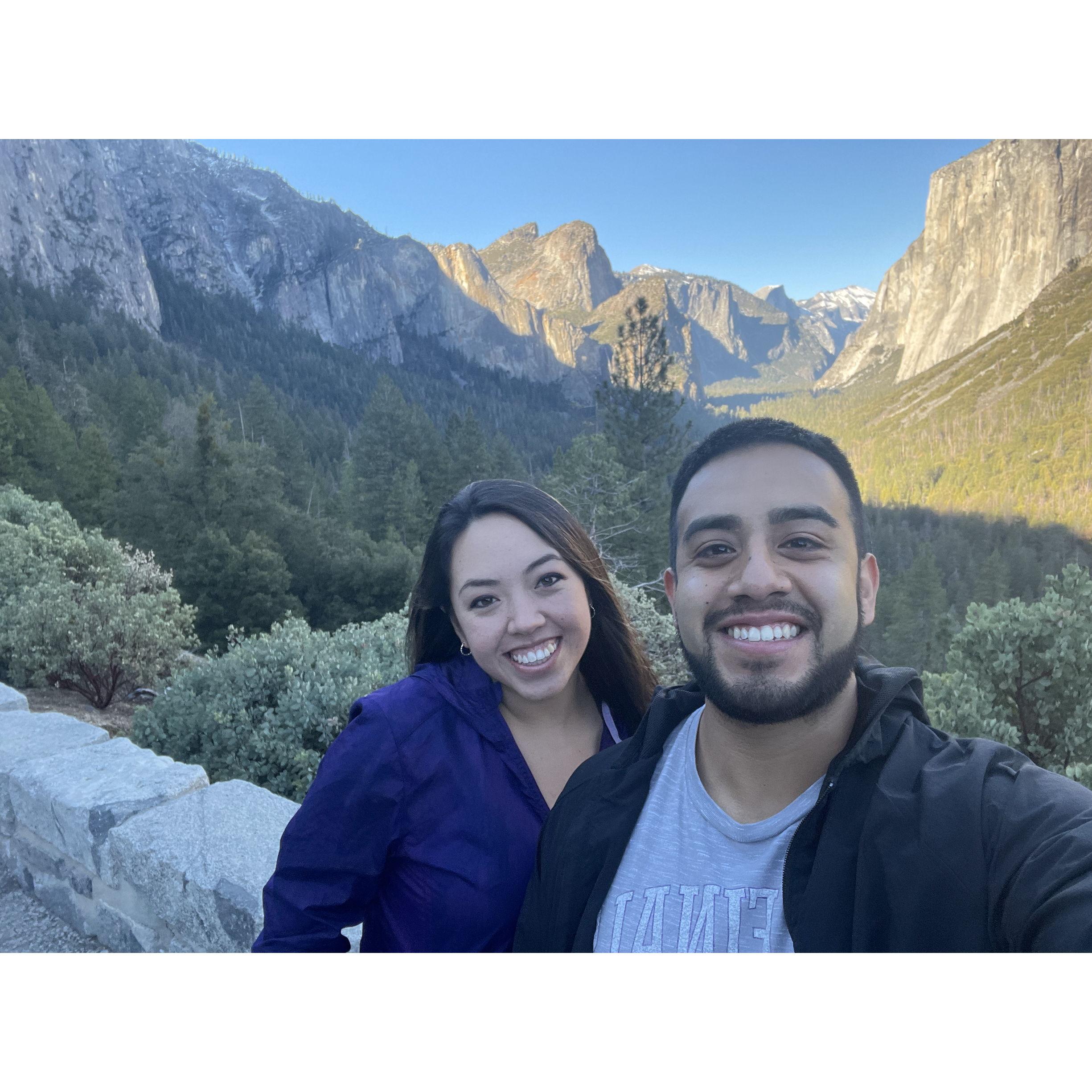 Hiking in Yosemite, our favorite National Park