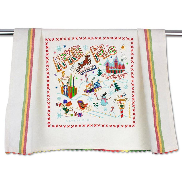 Catstudio North Pole Dish & Hand Towel | Great for Kitchen, Bar, & Bathroom