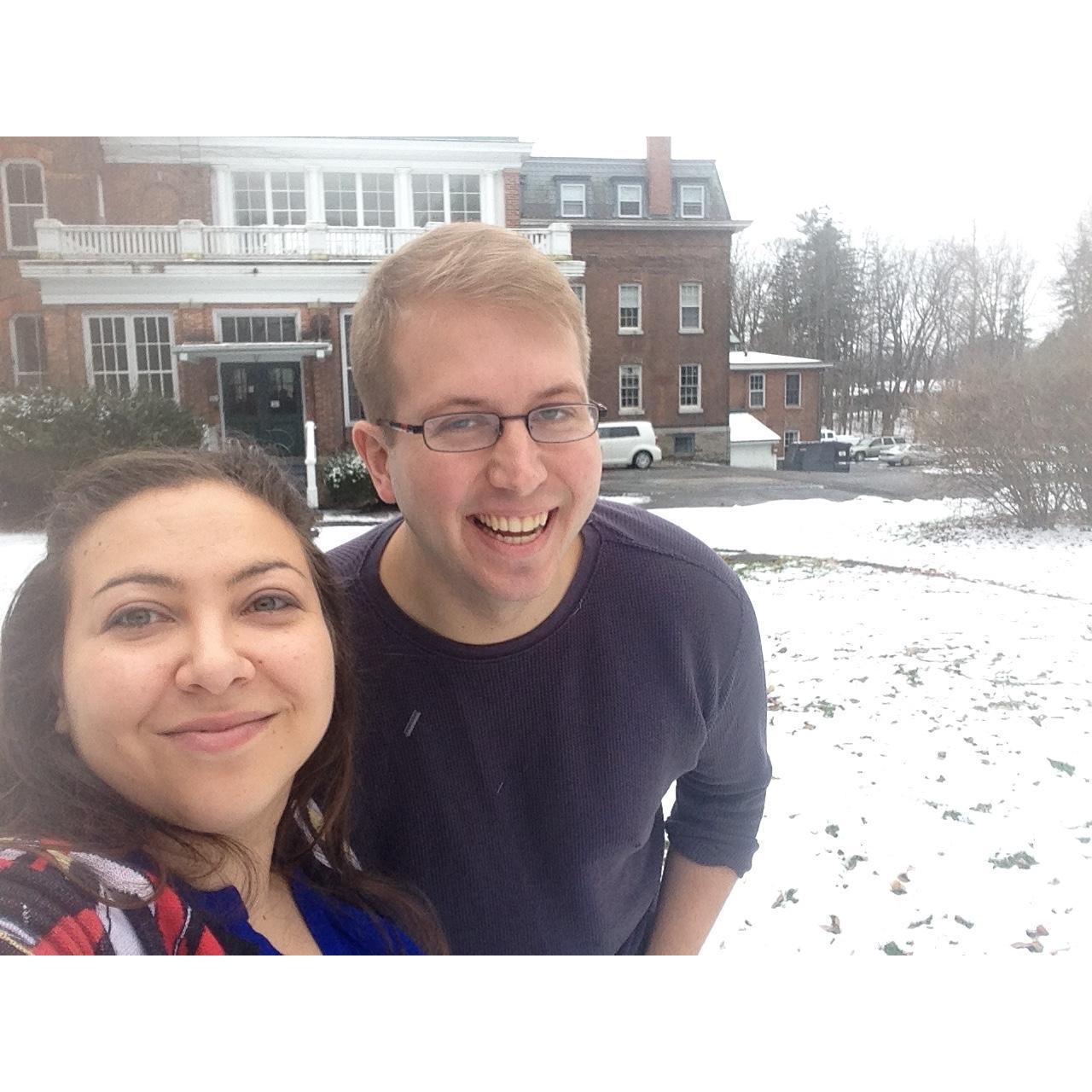 Checking out the Oneida Community for the first time! Thank you, Sue!