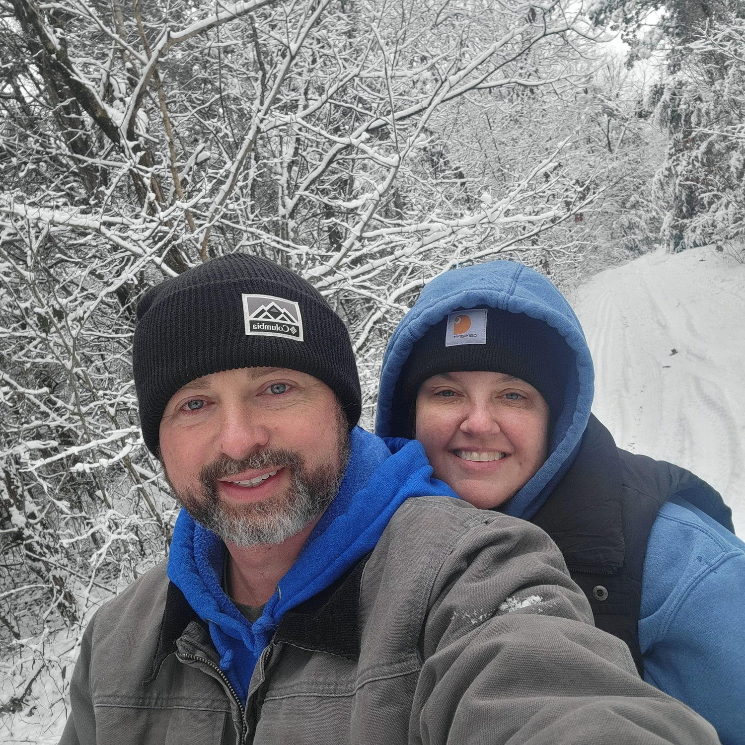 We had to get out and play in the snow!