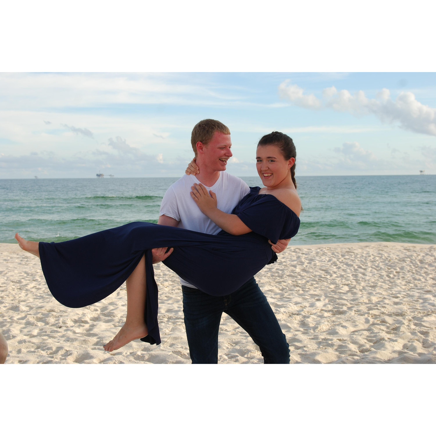 Family vacation to the beach... he asked my dad to marry me on this trip!