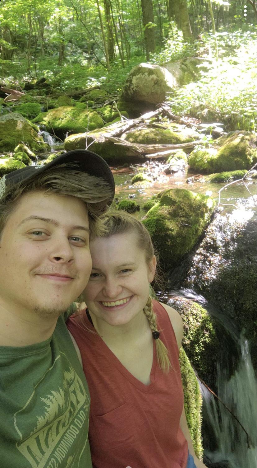 This was our first trip together as a couple. We went to the blue ridge mountains and enjoyed some waterfalls and some mountains it was absolutely perfect