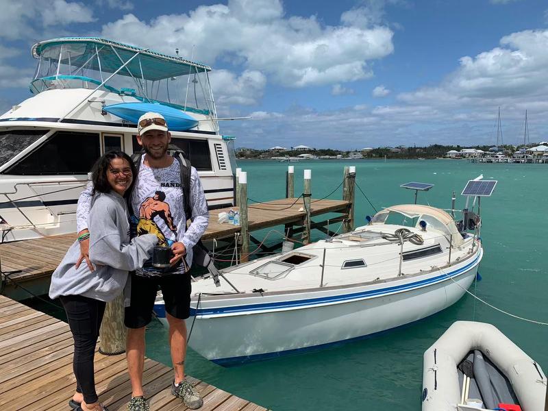 Motu Itu! Our home for the weeks we spent exploring some of the hundreds of cays in The Bahamas