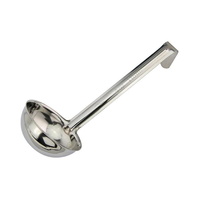 Winco 1-Piece Ladle, Stainless Steel, 6" handle, 4 oz