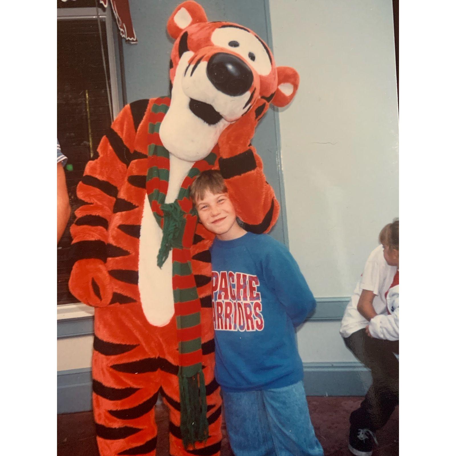 Nathan and Tigger