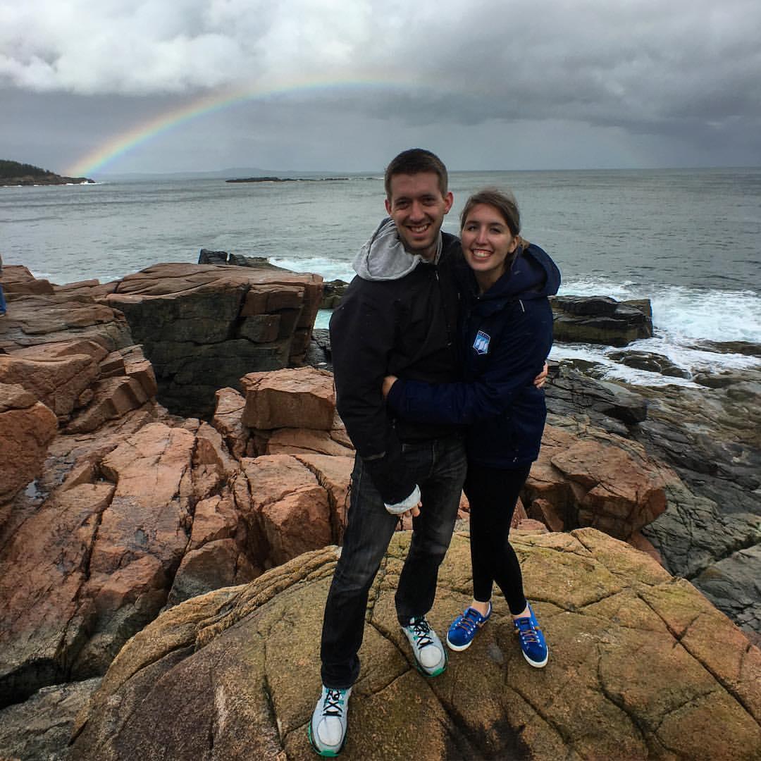 One of many trips to Acadia National Park together!