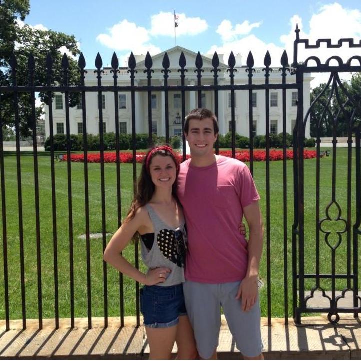 July 4th, 2013-- This is the summer that Ryan lived in D.C. 

Fun Fact: July 4th is the holiday we have celebrated the most together