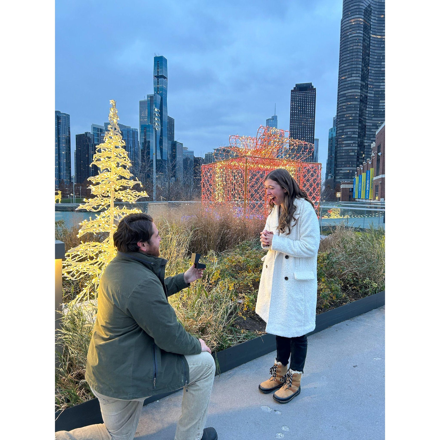 Navy Pier Photos on our engagement day