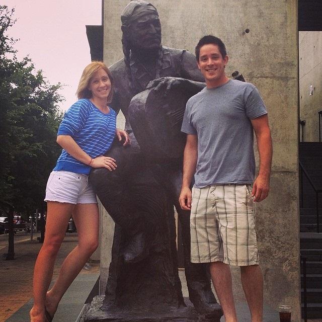 That time David had an internship in Austin for the Summer