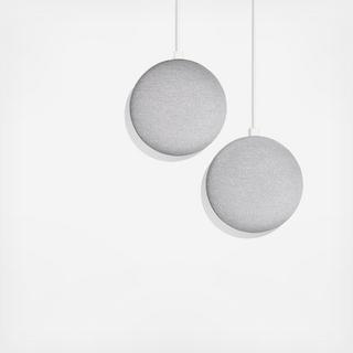 Google Home Mini Voice-Activated Speaker, Set of 2