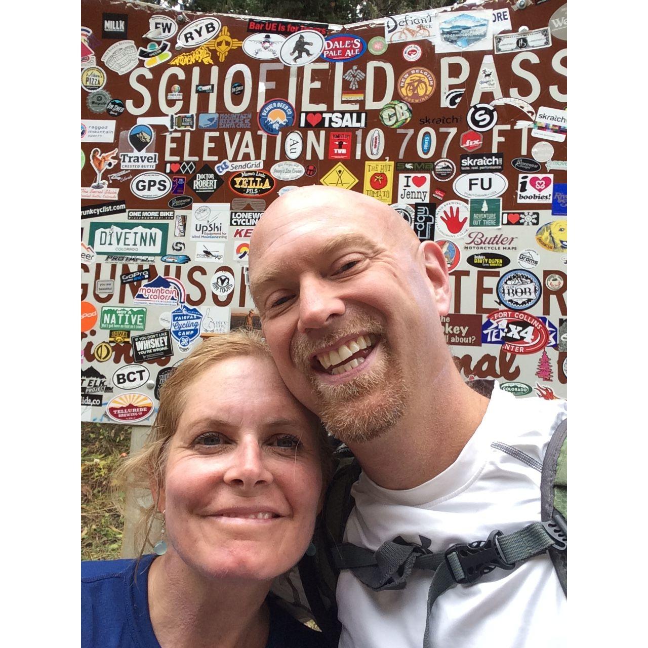 2016 a fun Mountain Bike Ride in Crested Butte the day we first said " I Love You"