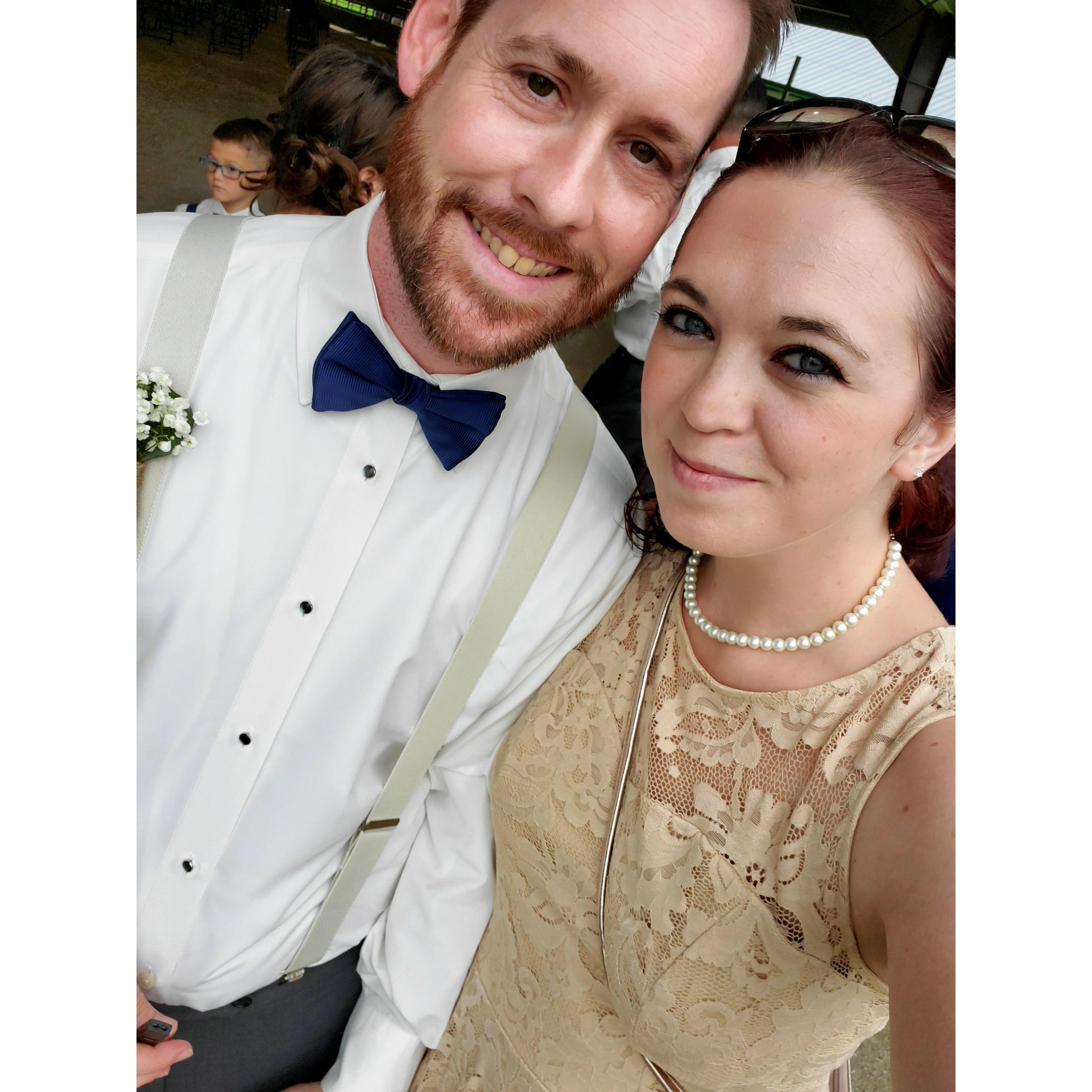 Celebrating love at Megan and Ryan's wedding. I think we already knew we'd spend the rest of our lives together at this point.