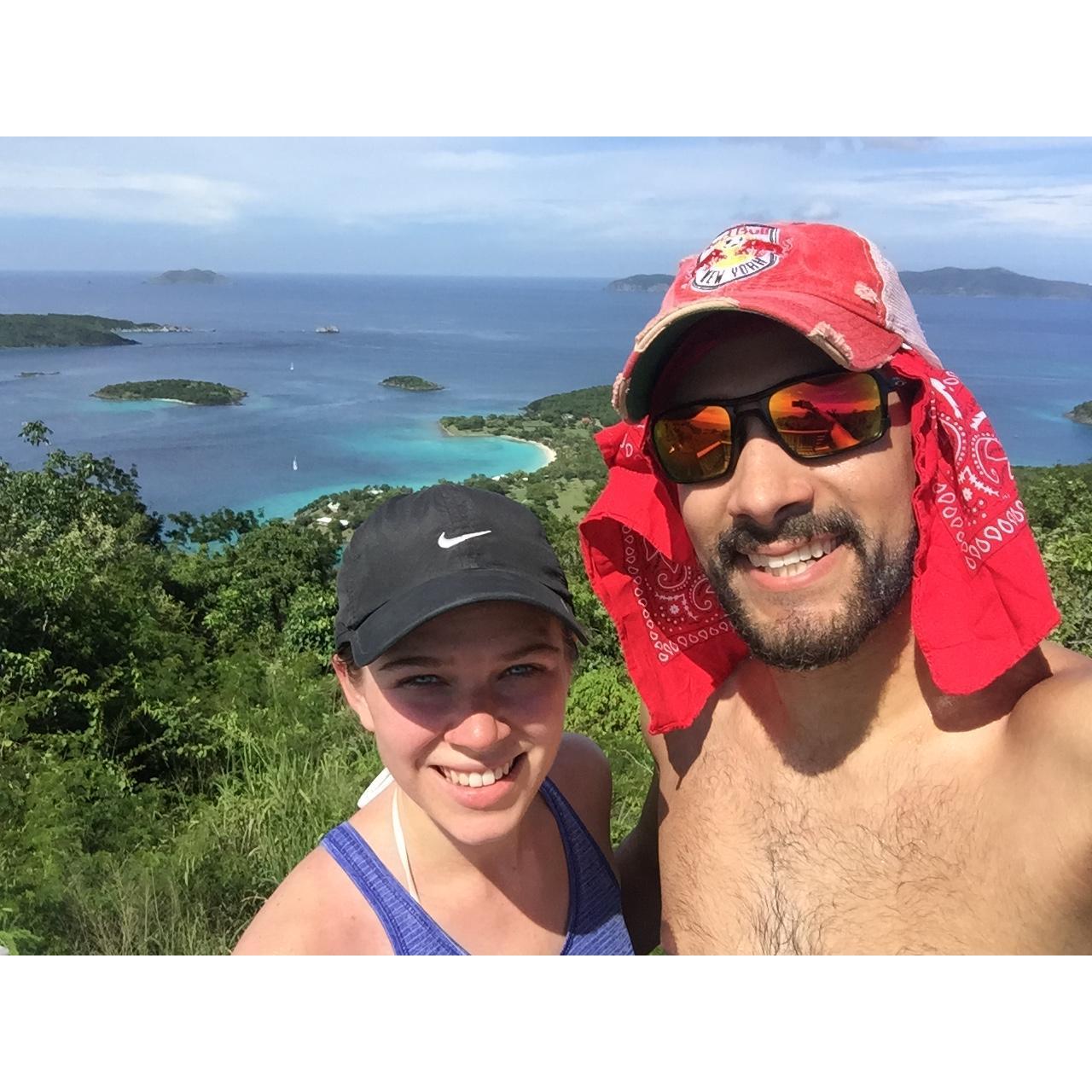 To date the hottest Kalie and Jeff have ever been on a hike