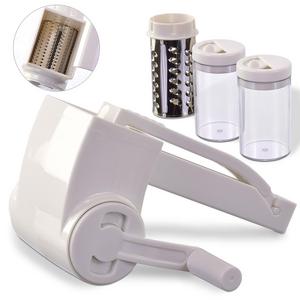 Vivaant Professional-Grade Rotary Grater - 2 Stainless Steel Drums - Grate Or Shred Hard Cheeses, Vegetables, Chocolate, And More - Award-Winning Design And Heavy-Duty Build Quality Lasts A Lifetime!