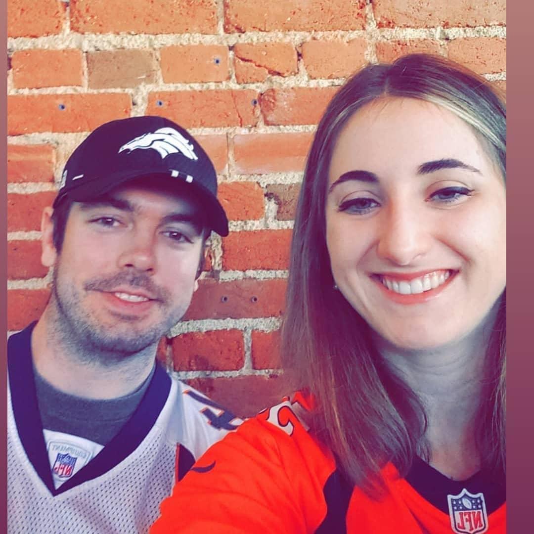 First time together at Mile High Stadium. Go Broncos!