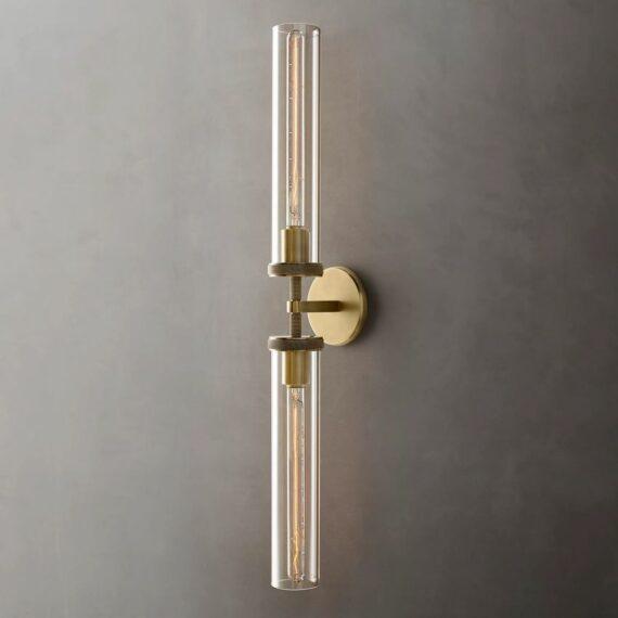 Lamberti Knurled Grand Linear Wall Sconce