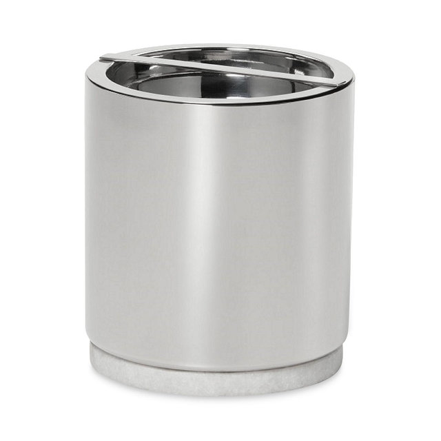 Roselli Stainless Steel and Marble Ice Bucket
