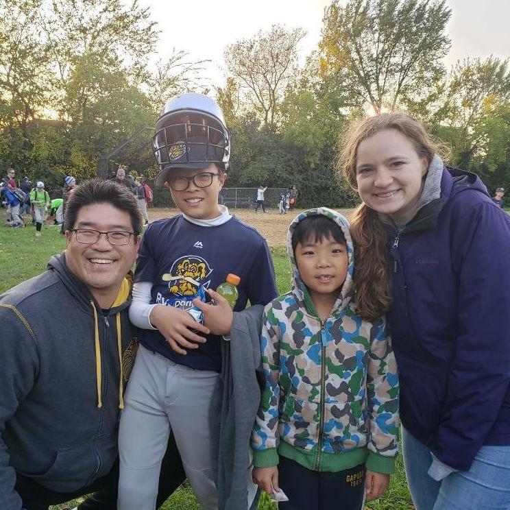 Mike & Stephanie would not be complete without these incredible boys - Noah and Jonah. This photo was taken after one of Noah's baseball games.