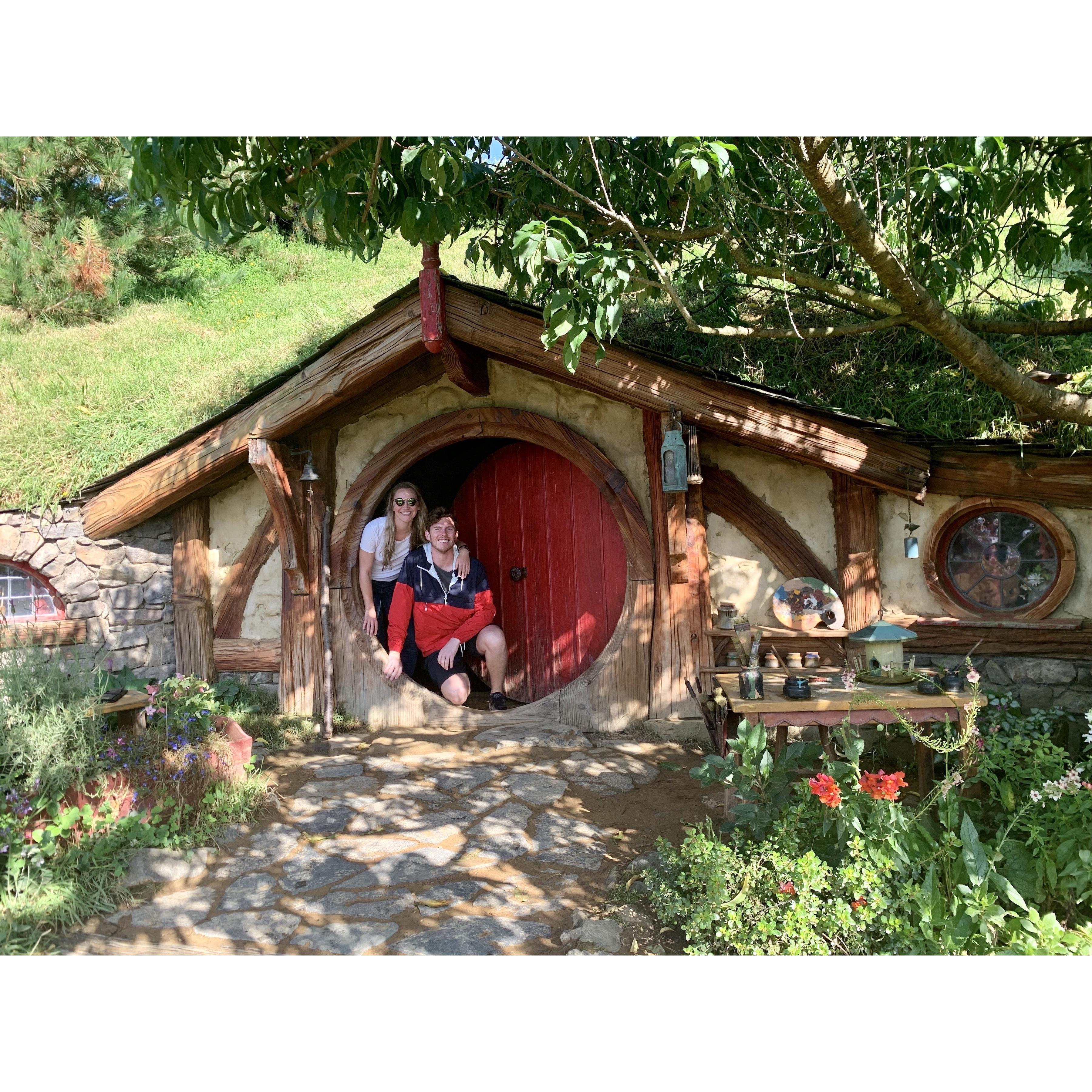 Joining the cast of LOTR in Hobbiton, New Zealand