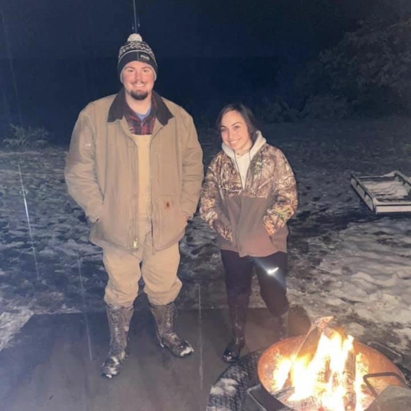 Where it all began at the deer lease on a snowy night.