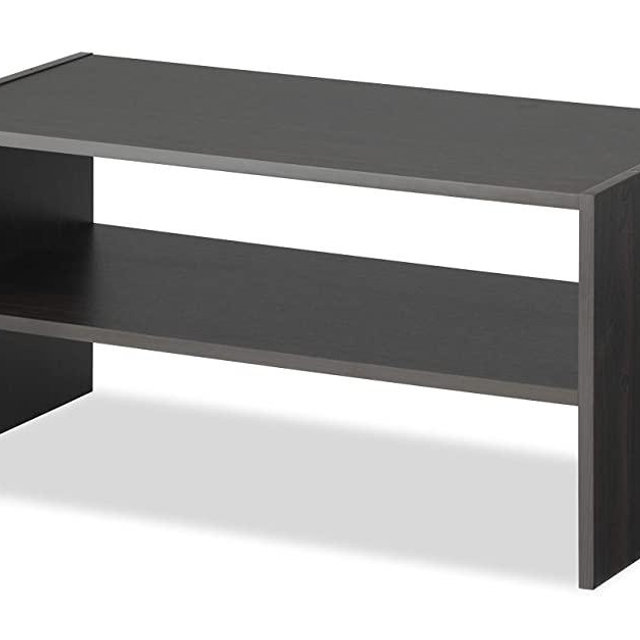 Whitmor Wood Stackable 2-Shelf Shoe Rack, 24 INCH, Espresso