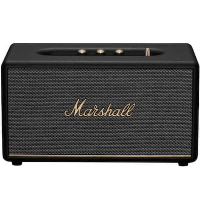 Marshall - Stanmore III Bluetooth Home Speaker with Bass / Treble / Volume Controls and 3.5 mm Auxiliary / RCA Inputs - Black