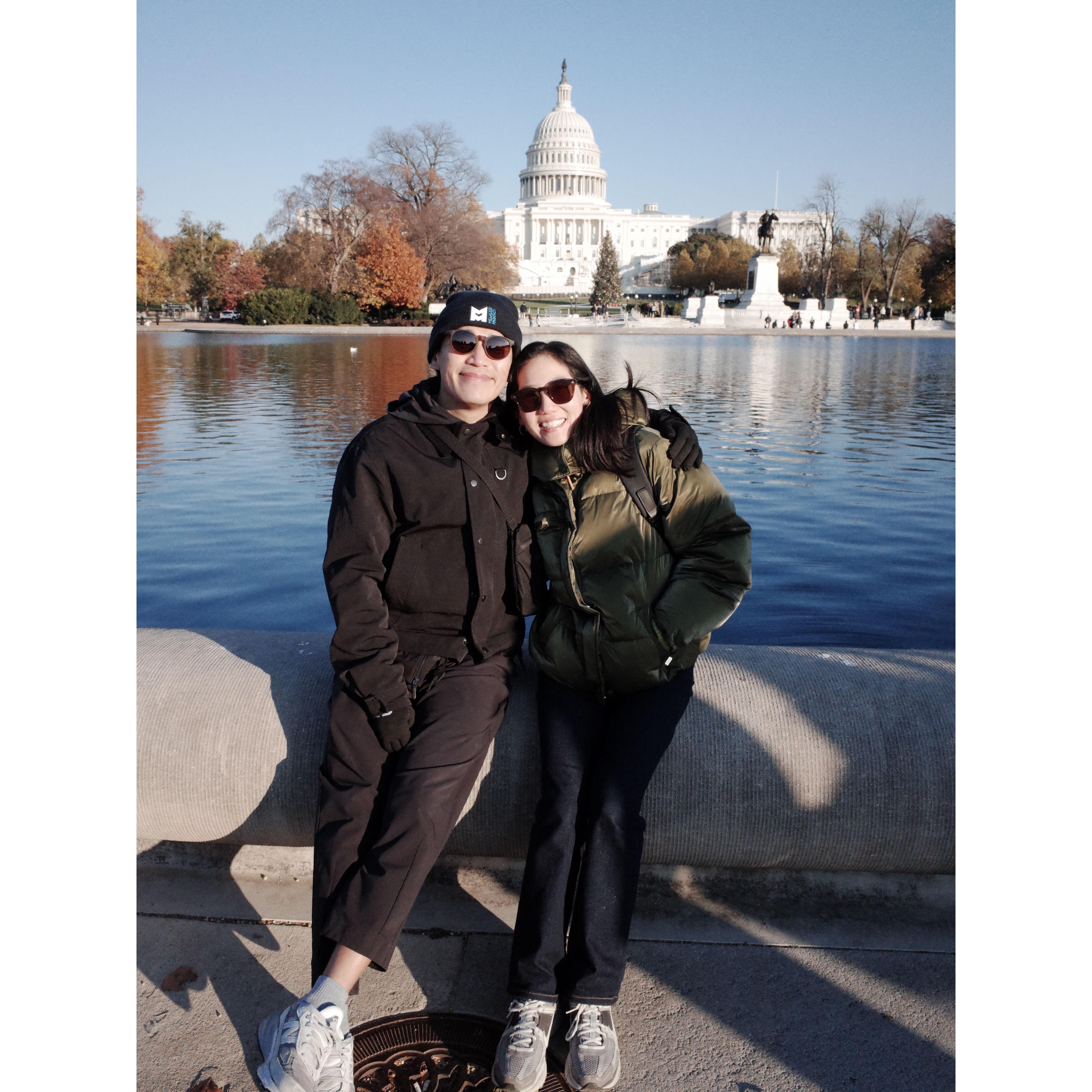 We now live in the Washington D.C. area. With the. many moves, we've been grateful to be able to do it all together