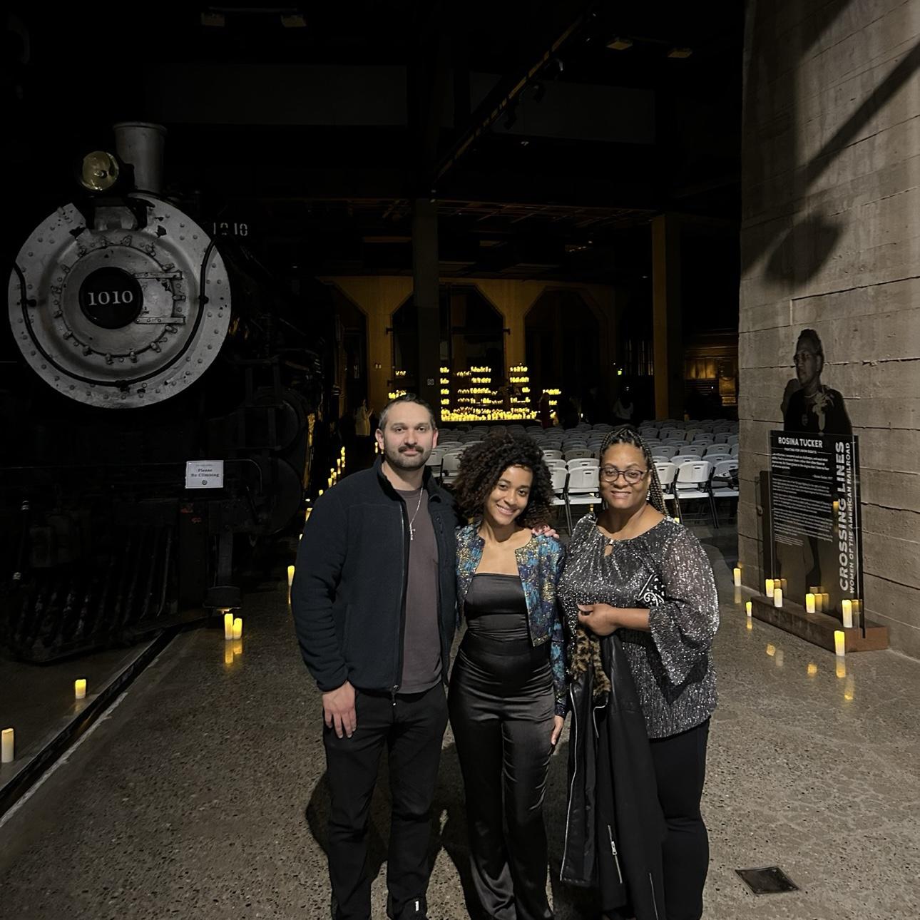 Candlelight Concert at The Train Museum in Old Sacramento.