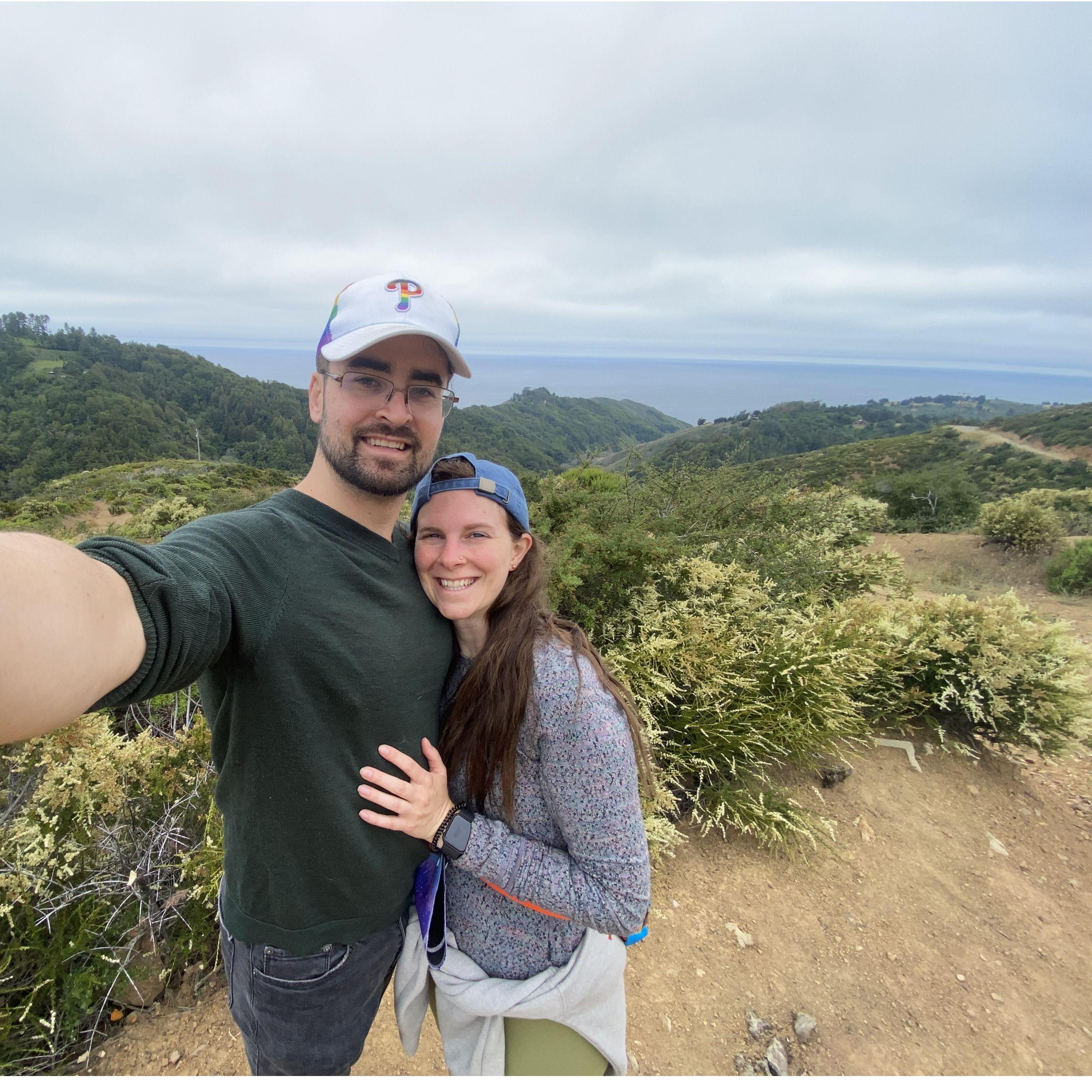 Austin and Marie at Pfeiffer Big Sur State Park, CA