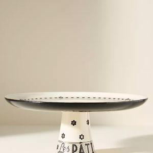 The Bistro Tile Stoneware Cake Stand