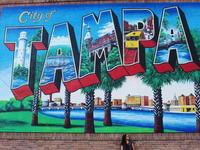 City of Tampa Postcard Mural