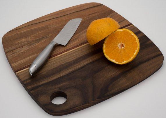 12” Serving Board, Walnut & Urban Maple, Cutting Board, Cheese Board