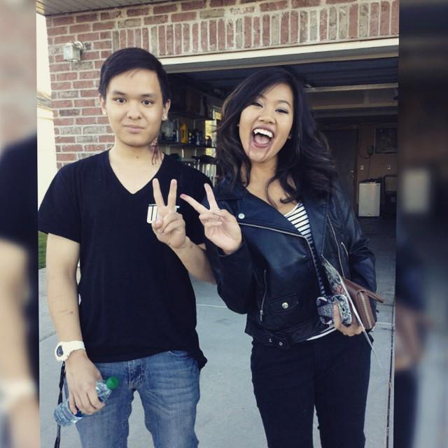 2014. Newly dating! Murder mystery date. Jorie the Vampire. Bruce the victim.