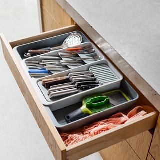 DrawerStore Expanding Tiered Cutlery, Utensil, Gadget & Knife Organizer