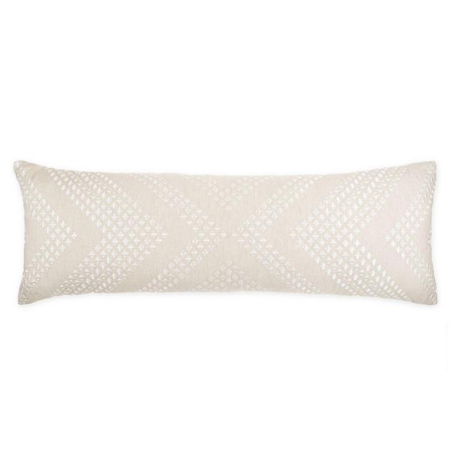 O&O by Olivia & Oliver™ Valsecca Chevron Oblong Throw Pillow in Sand