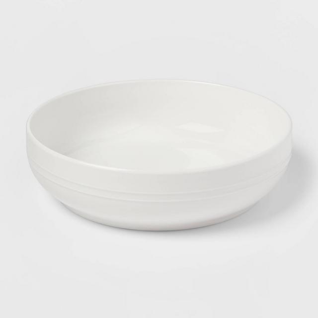 70oz Stoneware Westfield Serving Bowl White - Threshold™