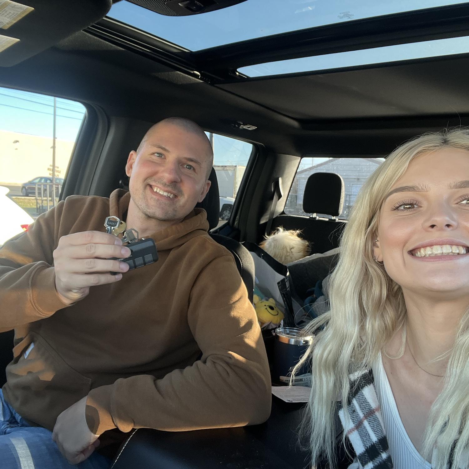 When we bought our first house together!
