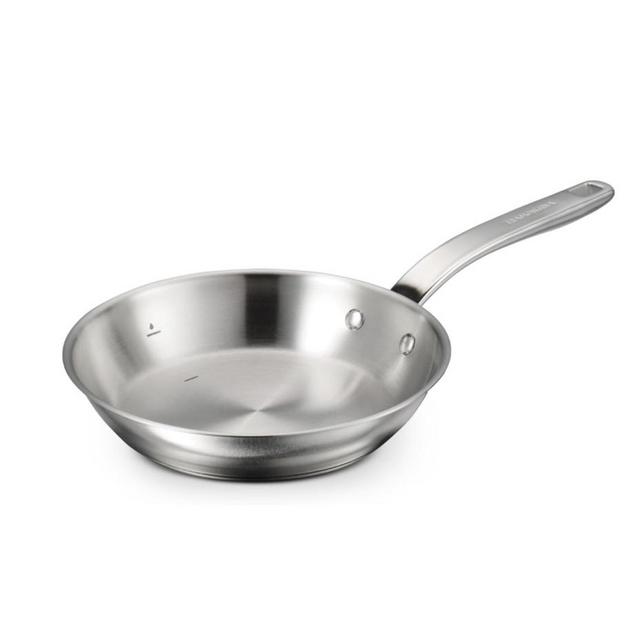 Tramontina Tempo Tri-Ply Base Stainless Steel 8-Inch Small Frying Pan, Induction-Ready Skillet, Oven-Safe, Dishwasher-Safe