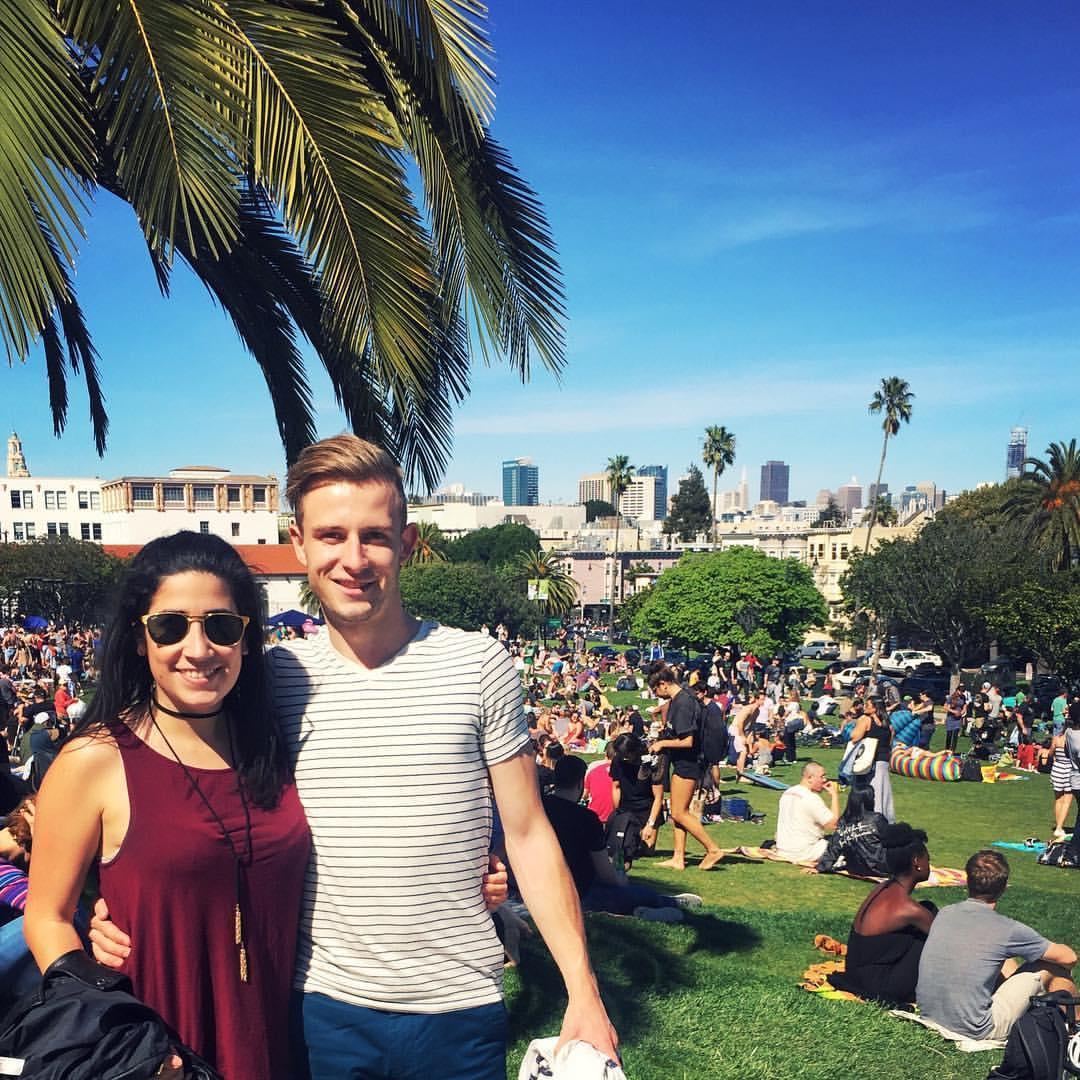Visiting Dolores Park in San Francisco