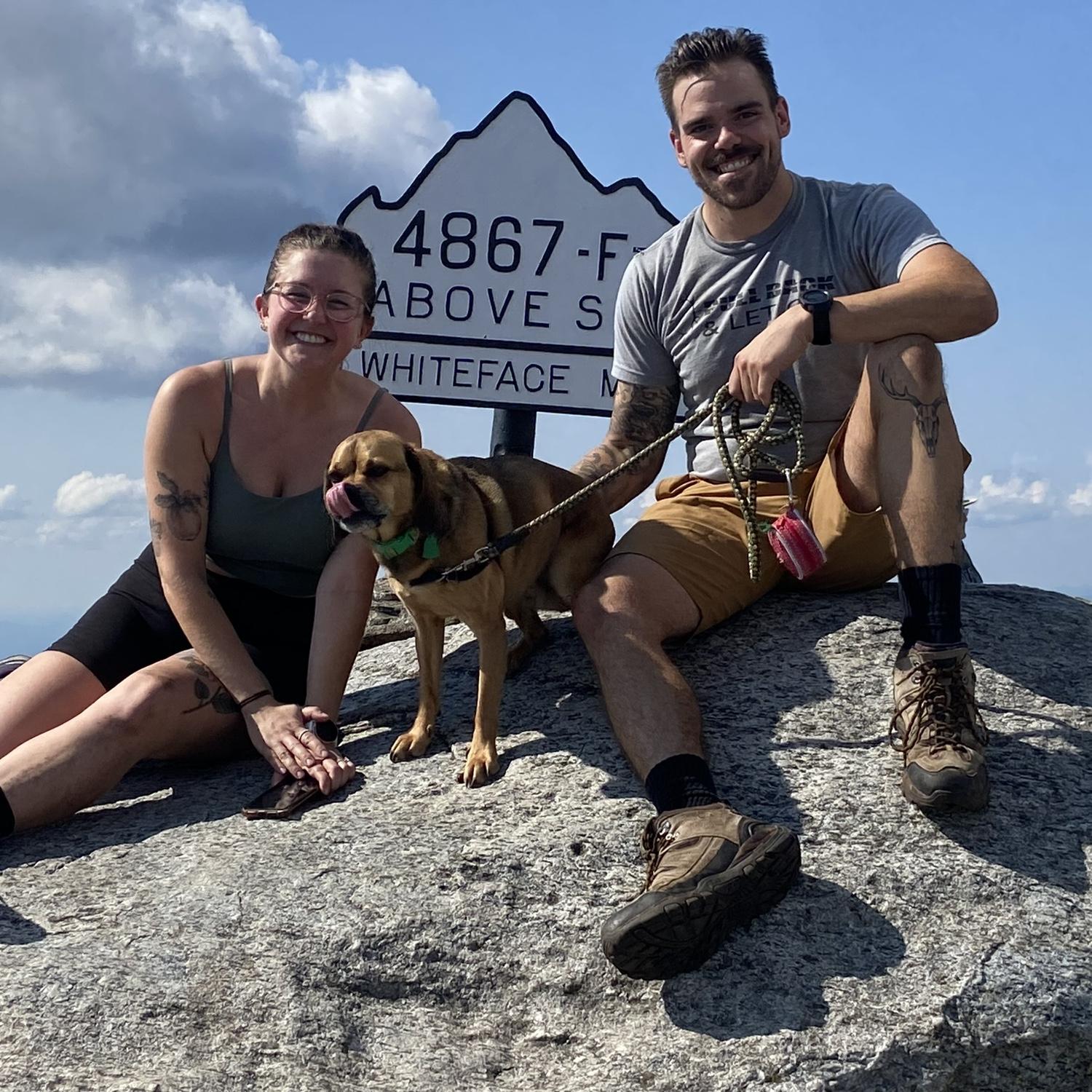 Summit of Whiteface mountain in the Adirondacks