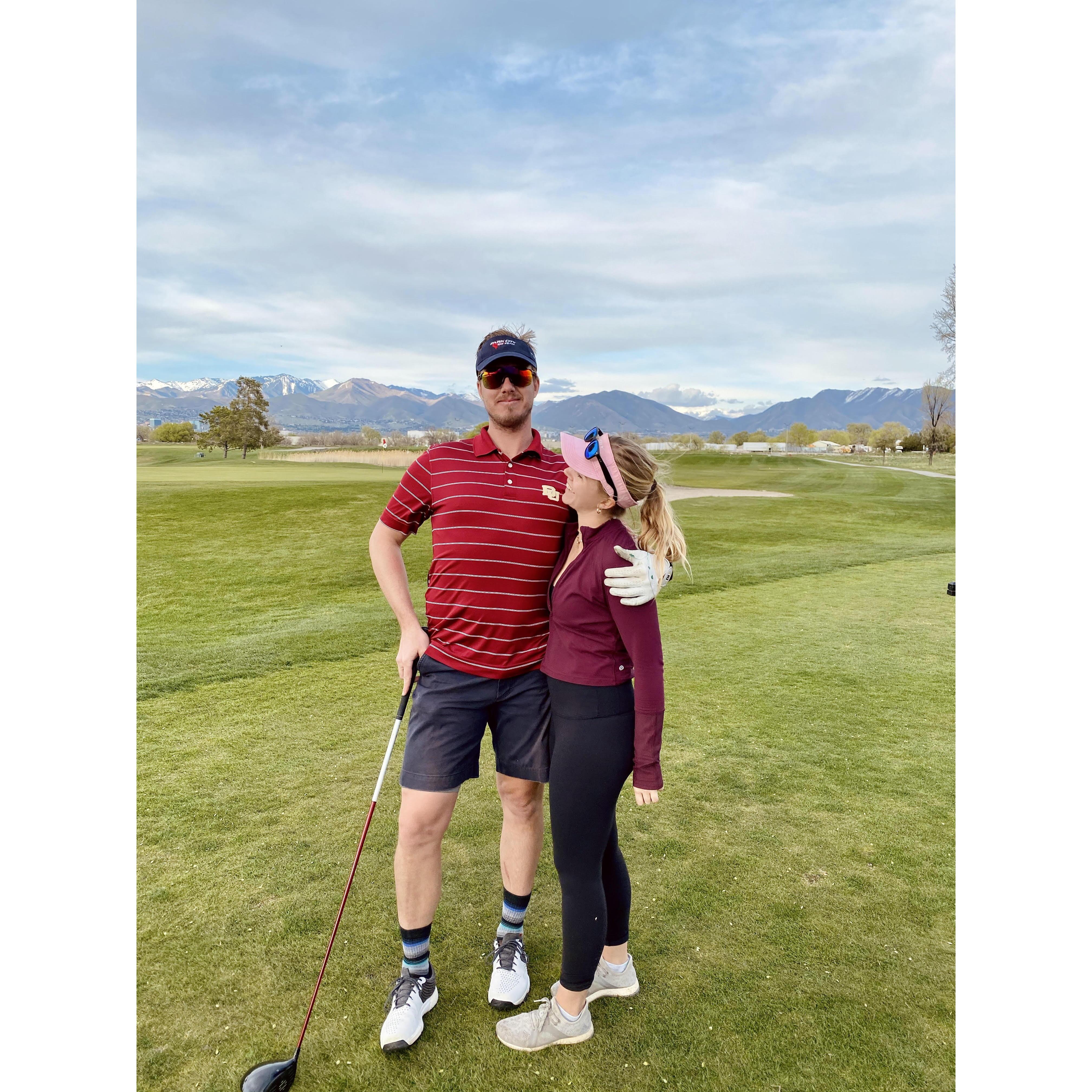 Covid got Cate into golf