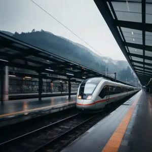 Train from Burgundy to Paris