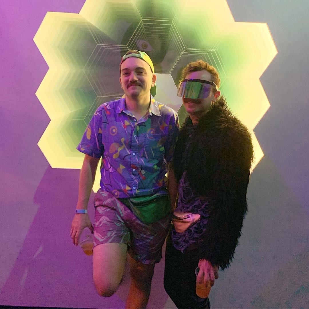 Mustachio Bashio at Meow Wolf