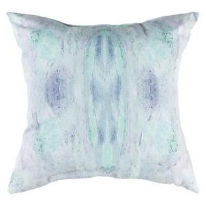 Light Blue Kaleidoscope Throw Pillow 18"x18" - Surya