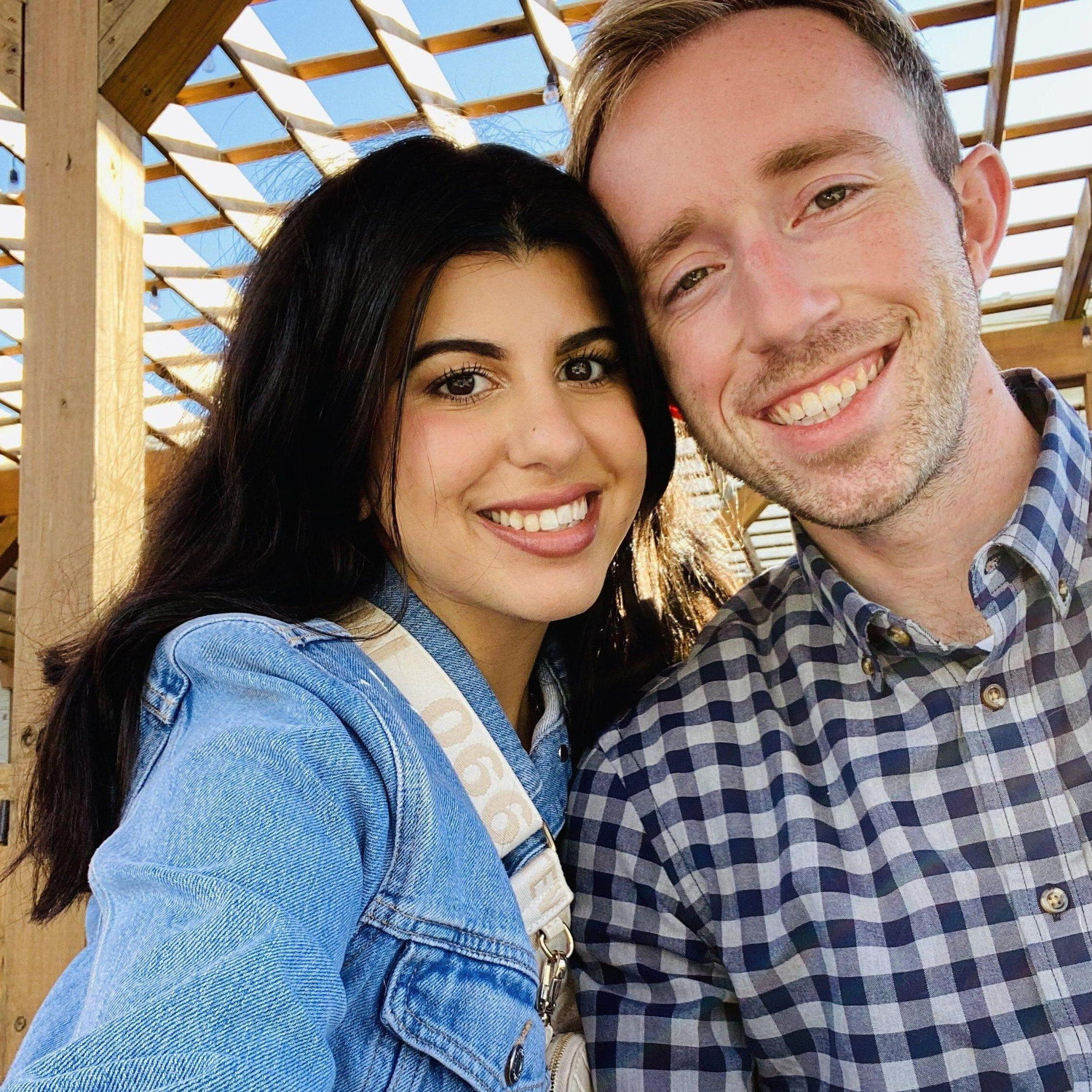 Our first photo together
