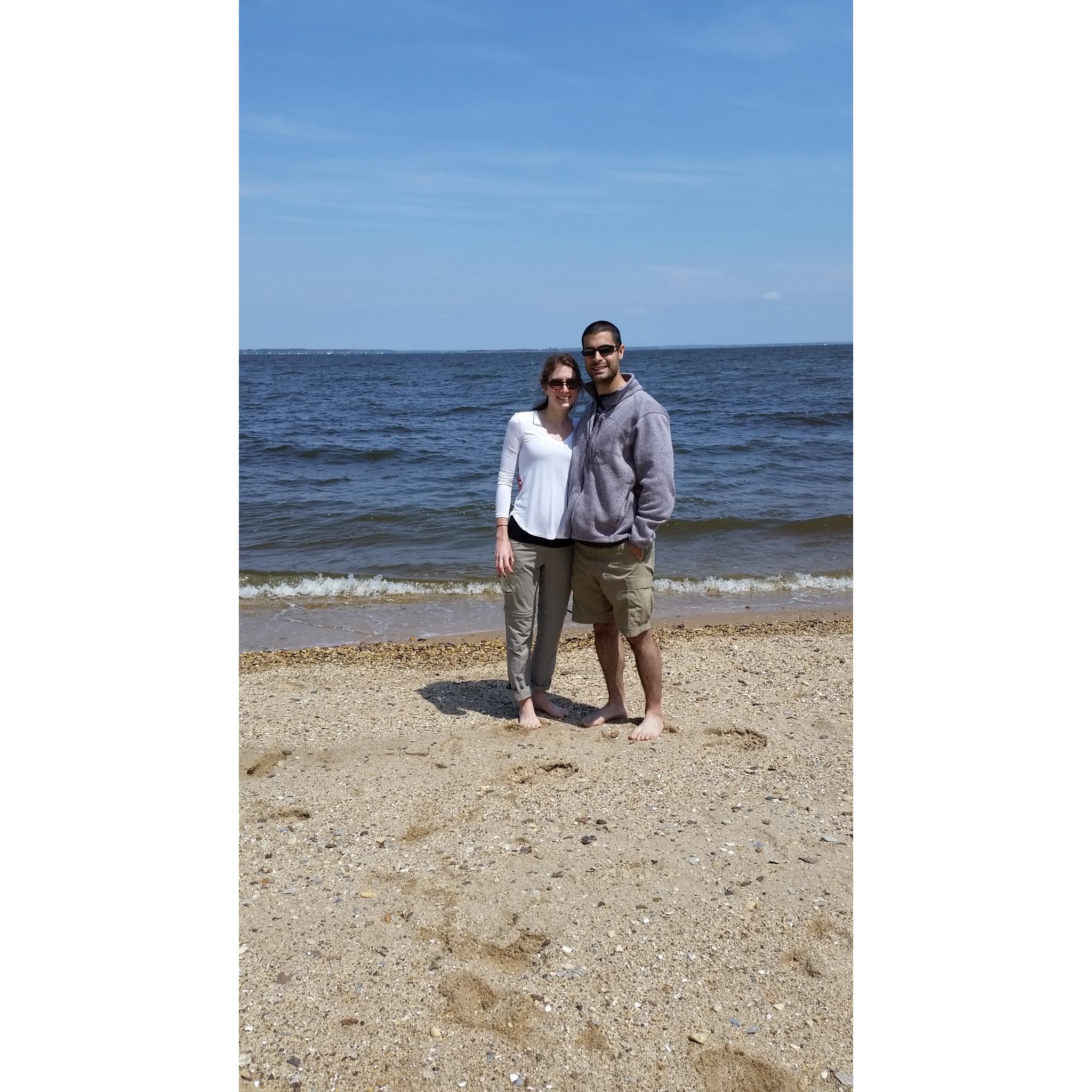 Montross beachcombing